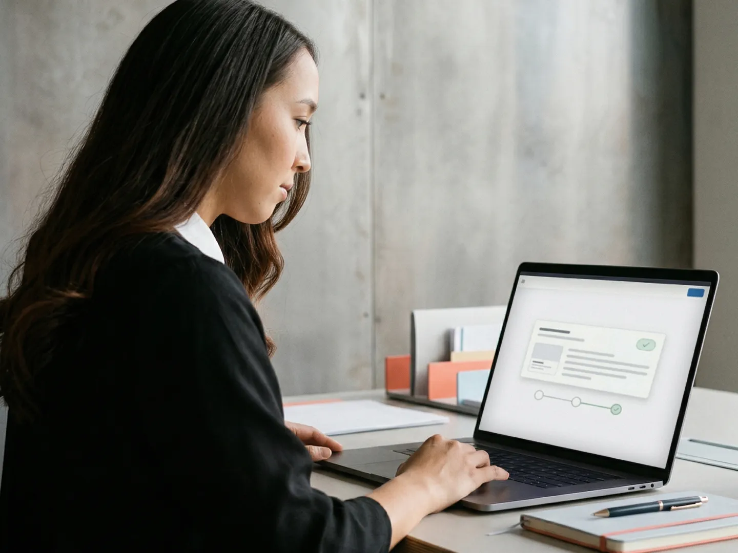 Colossyan AI avatar ready to generate a course from a document, script or idea