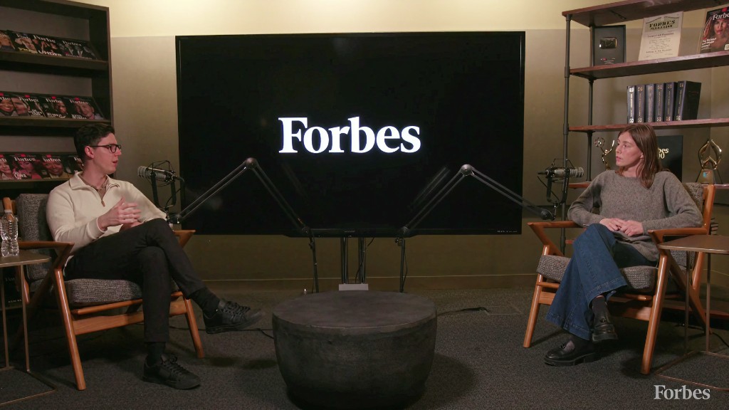 Colossyan CEO Dominik Kovacs in a Forbes interview