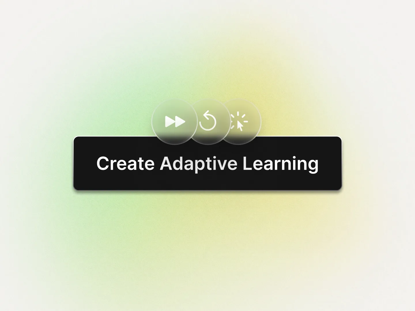 Interactive training video letting employees navigate between modules