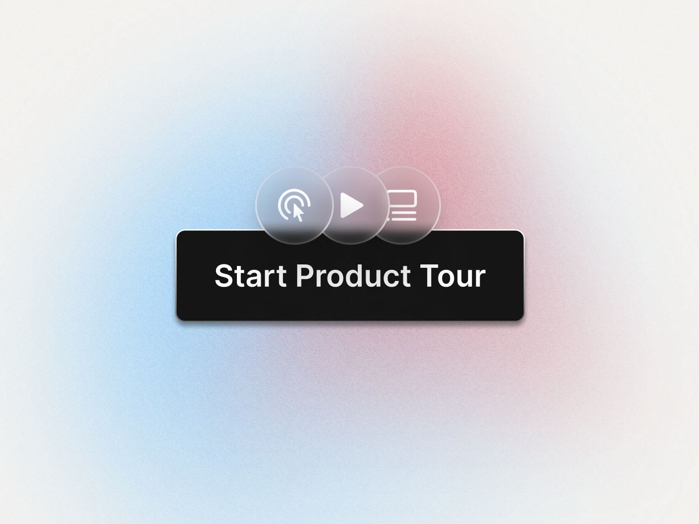 Interactive product demo with clickable hotspots over a screen capture