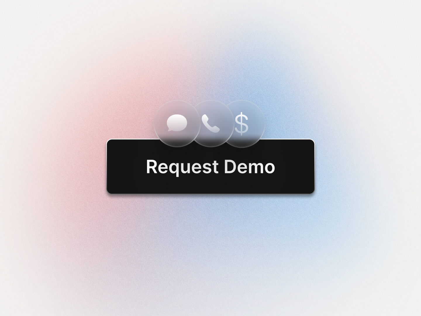 Sales enablement video with action buttons linking to a demo request