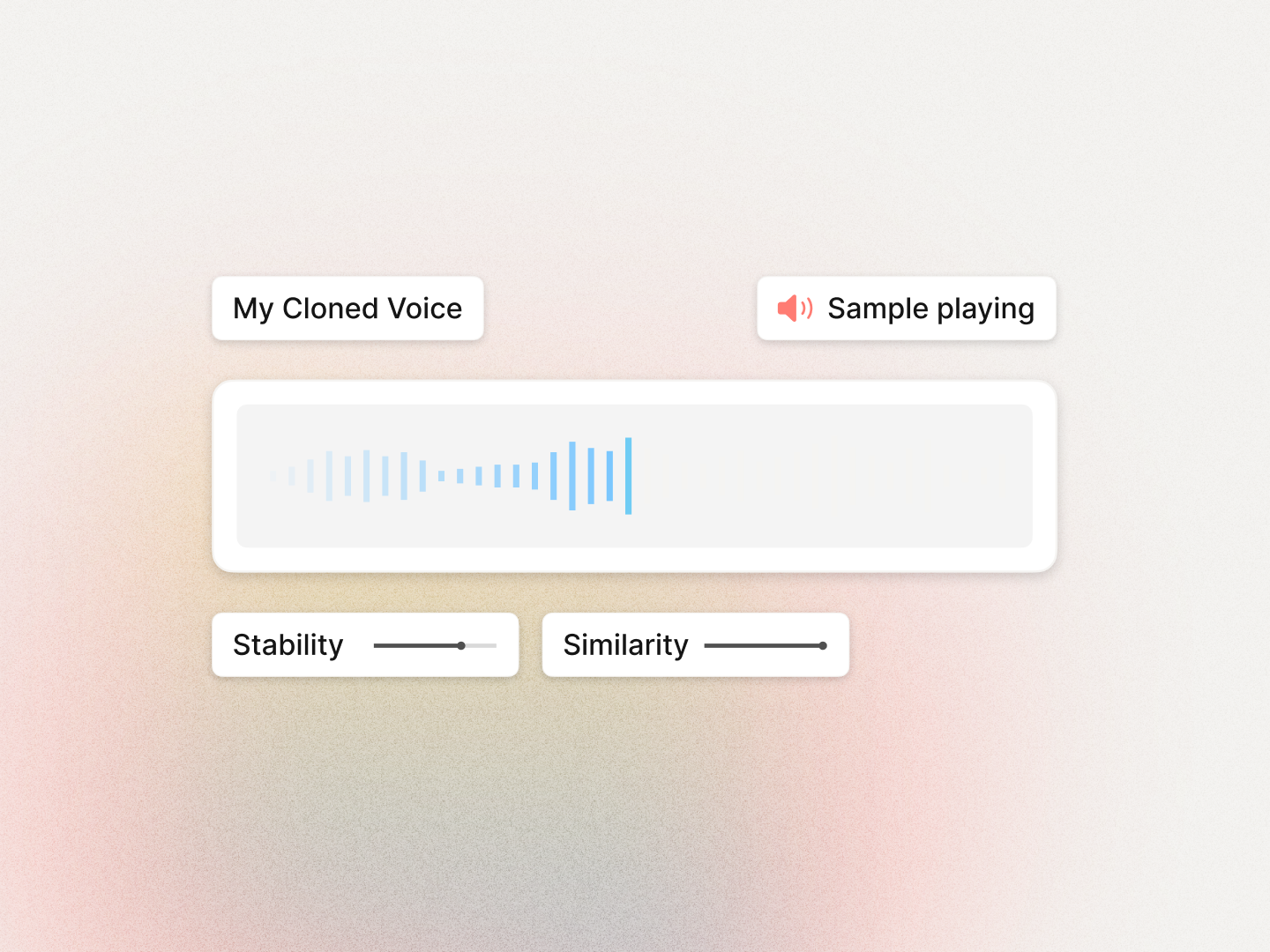 Colossyan voice cloning interface with multilingual voice options