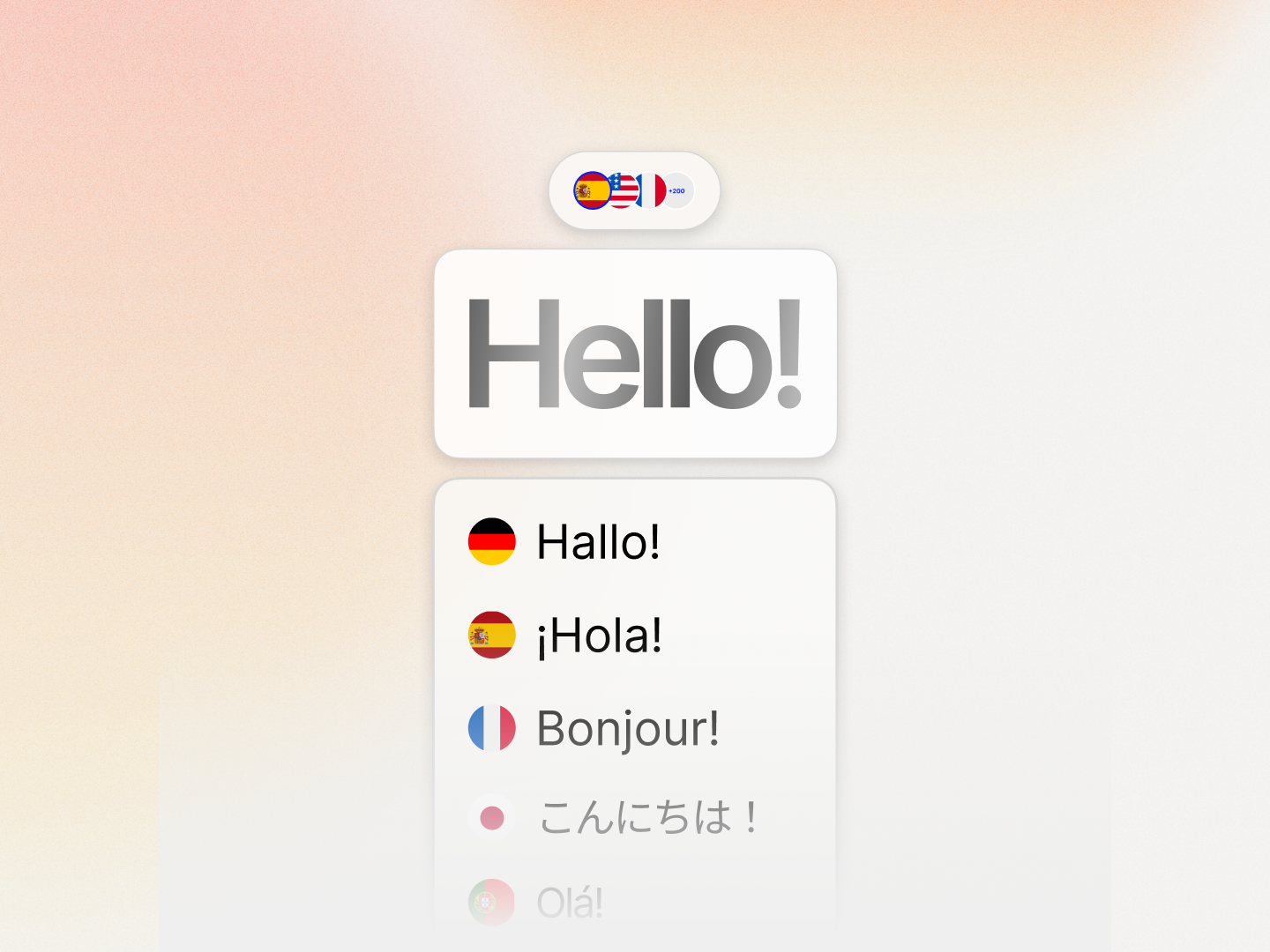 Colossyan's automatic translation feature in the editor
