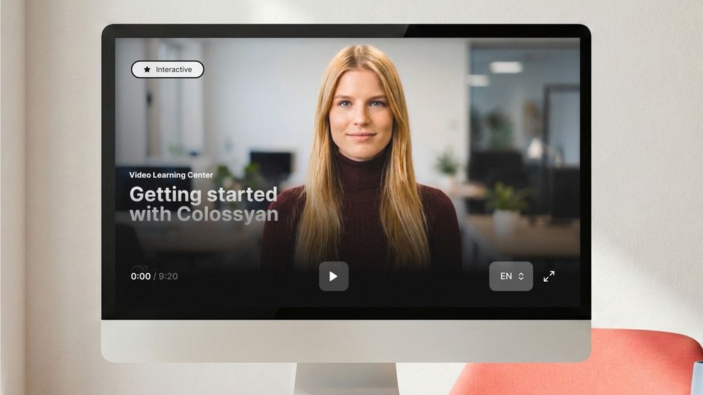 Product explainers video created in Colossyan