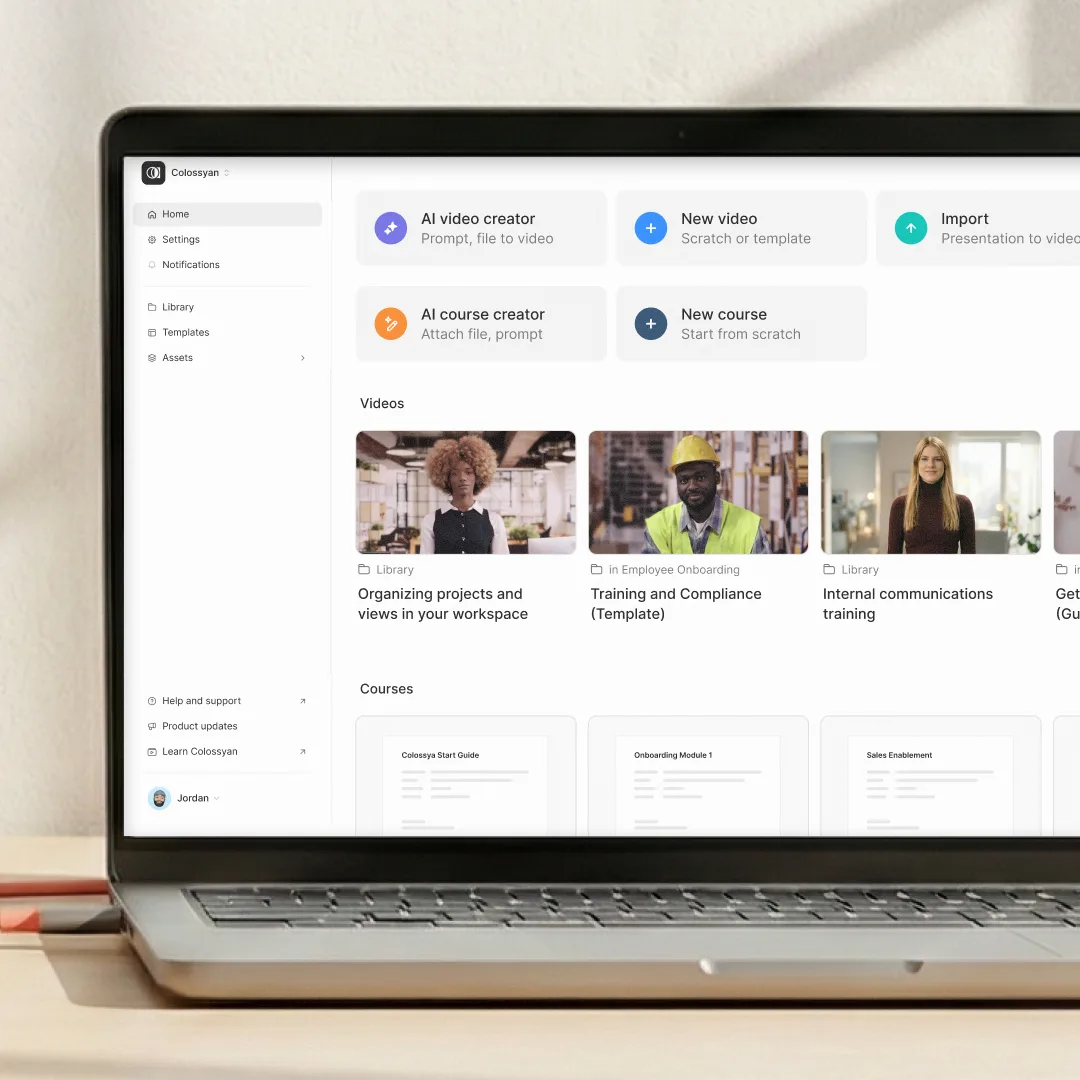 Colossyan: one platform for every team in education