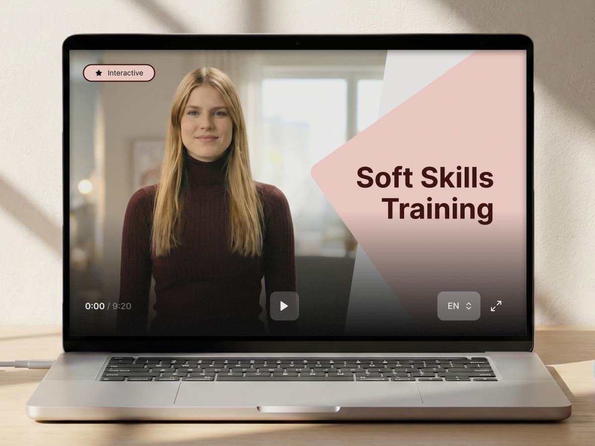 Internal upskilling video preview
