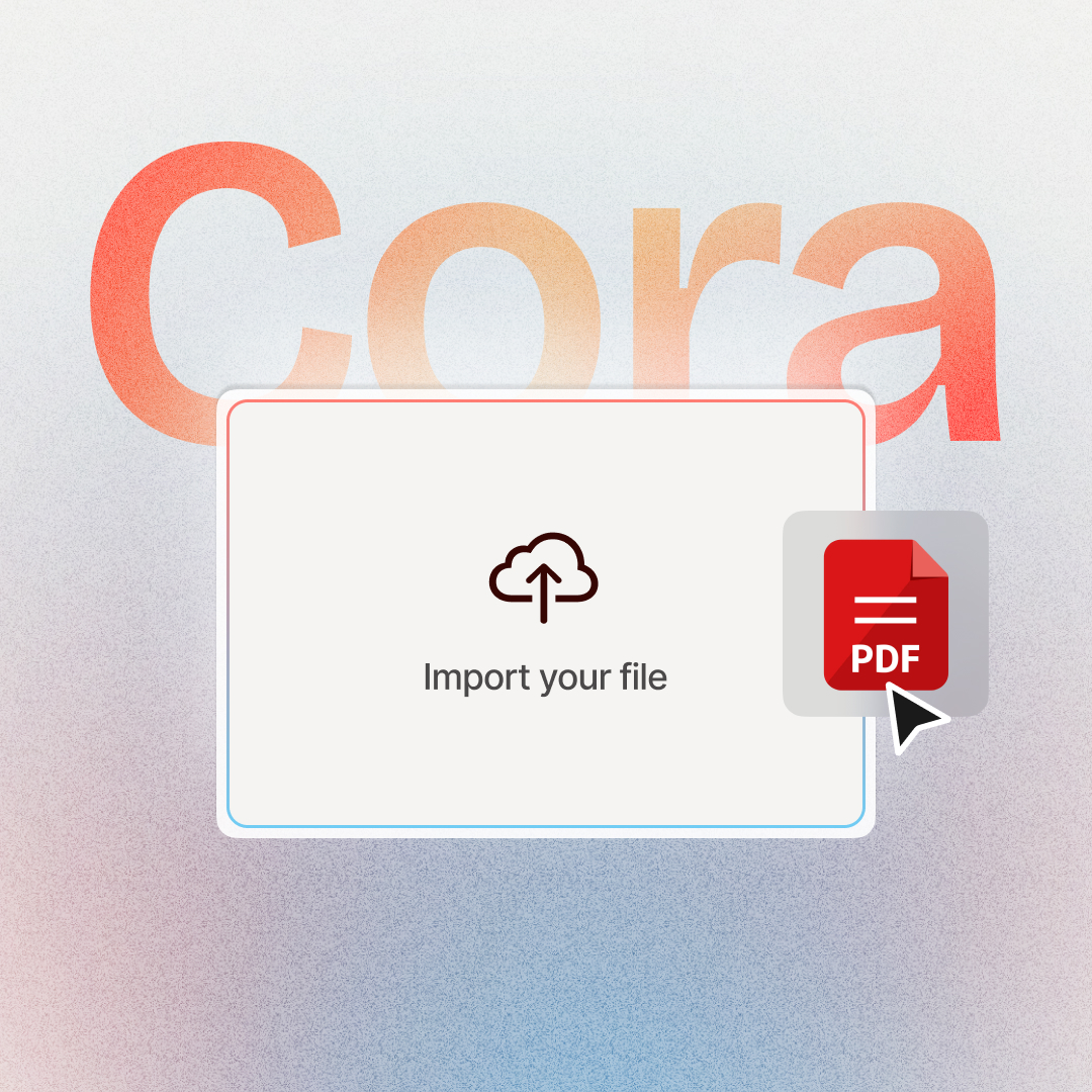 Upload screen with a PDF being analysed in Colossyan