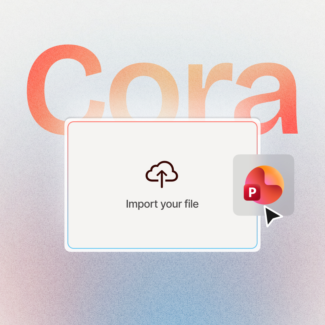 Upload screen with a PowerPoint deck being analysed in Colossyan