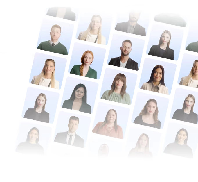 Colossyan AI avatars collage