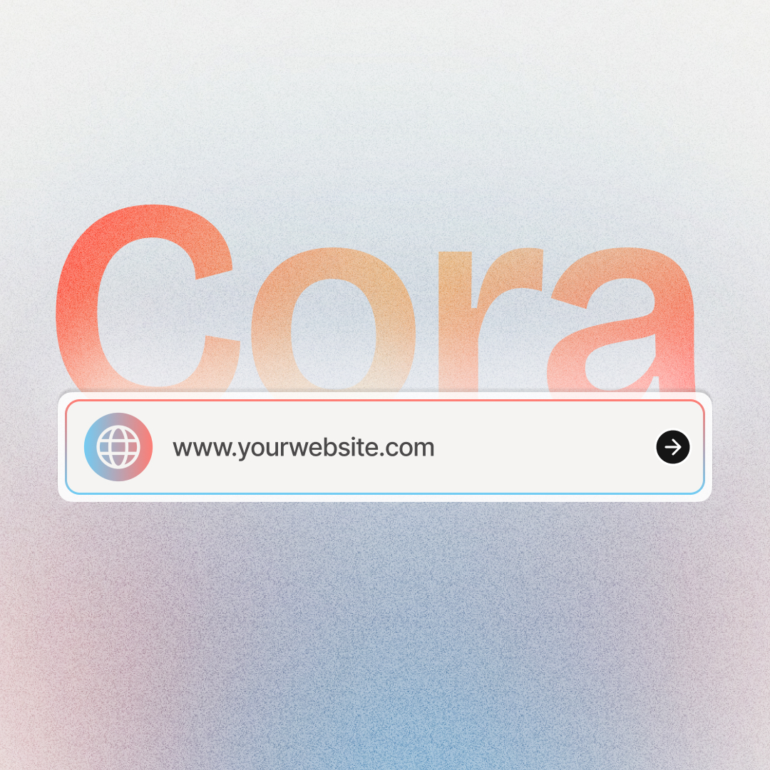 Upload screen with a URL being fetched and analysed in Colossyan