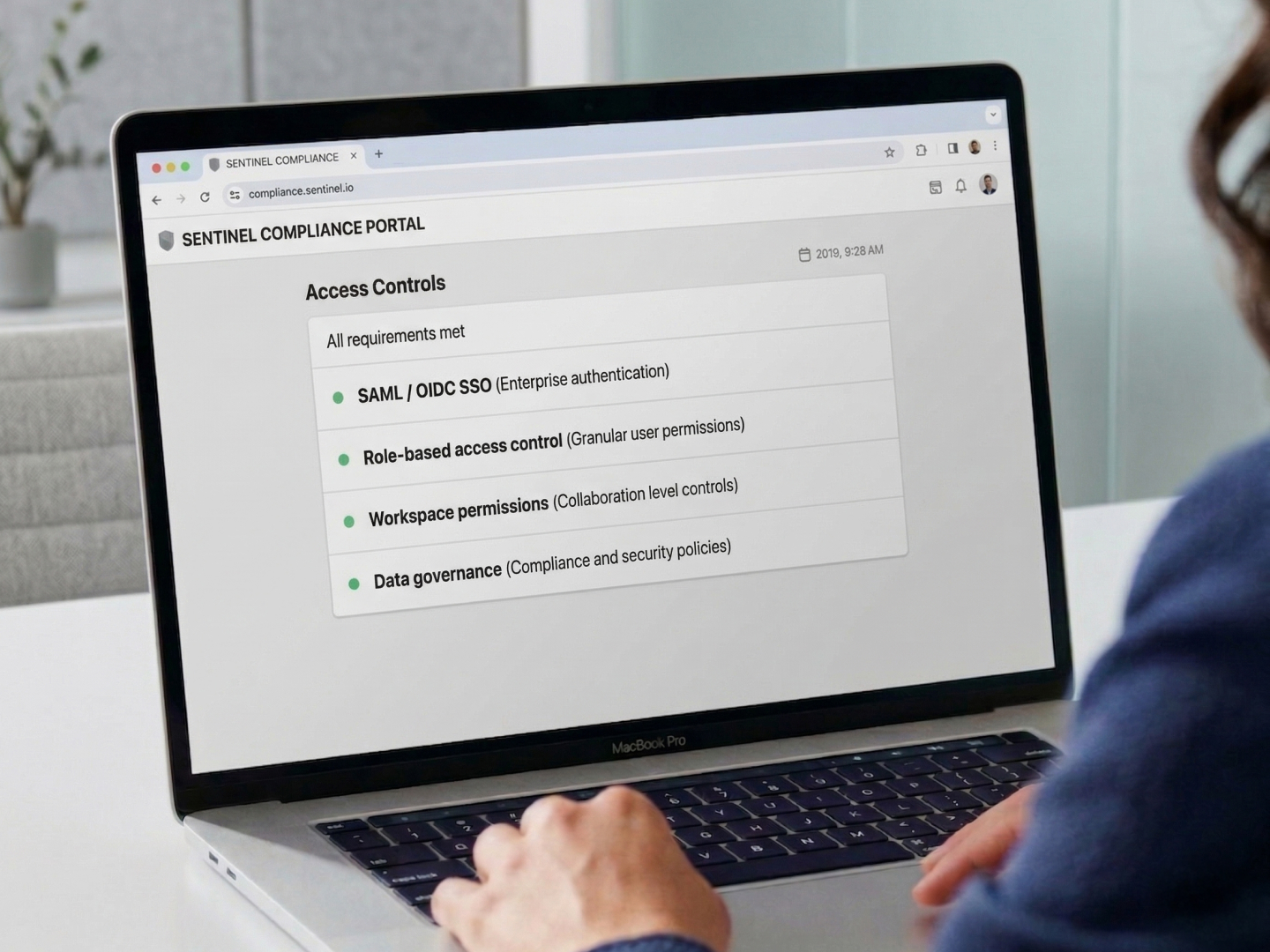 Enterprise access controls and security