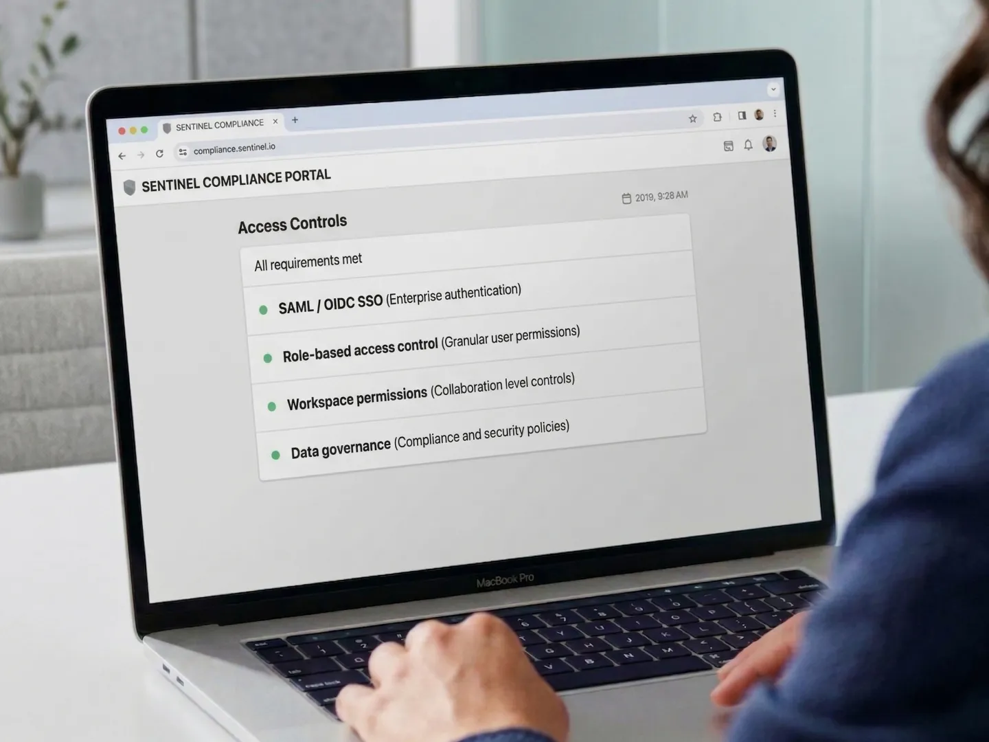 Enterprise access controls and security