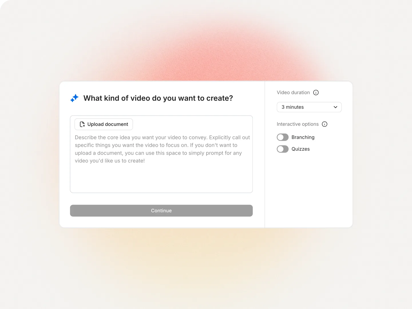 AI script assistant for video creation