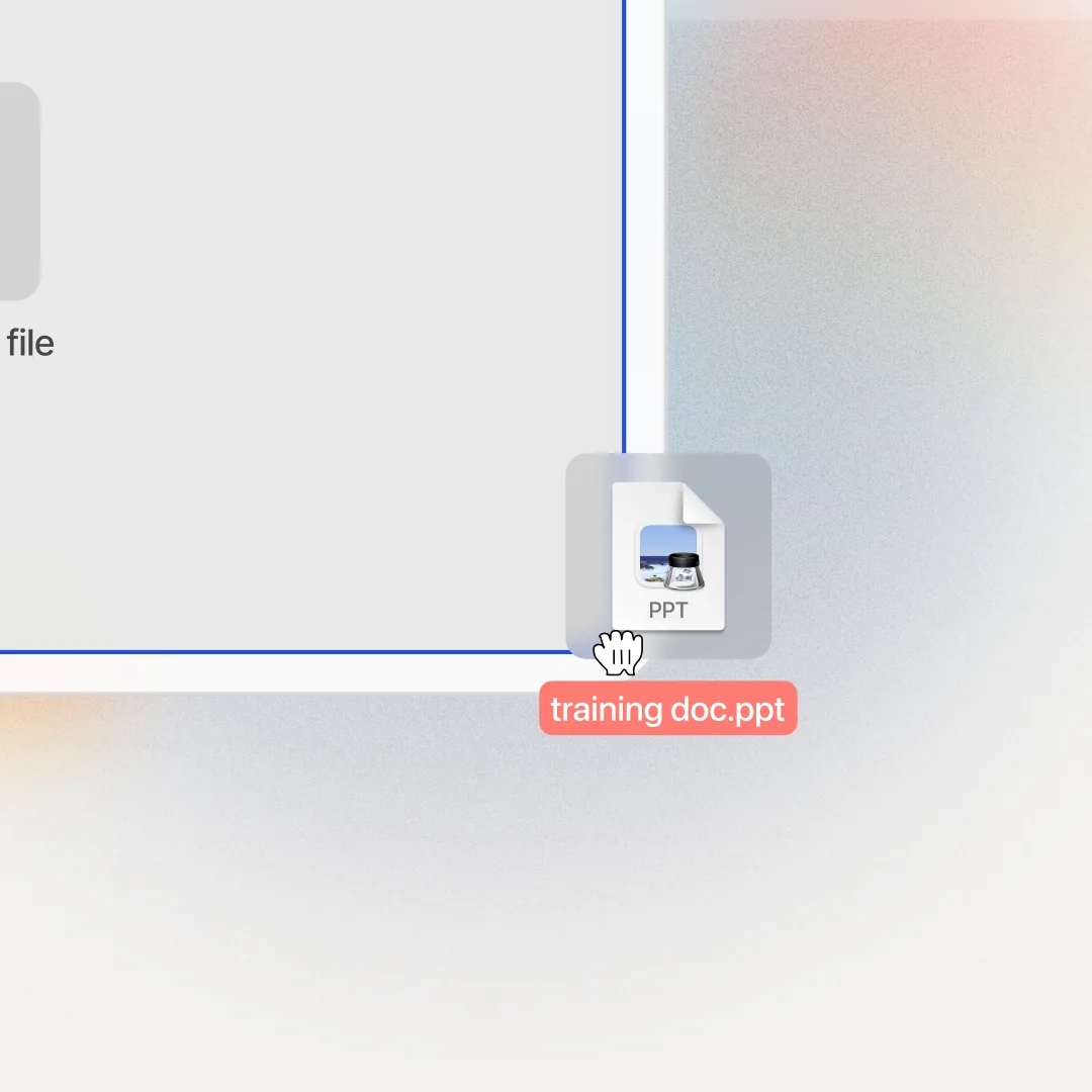 Colossyan document upload interface