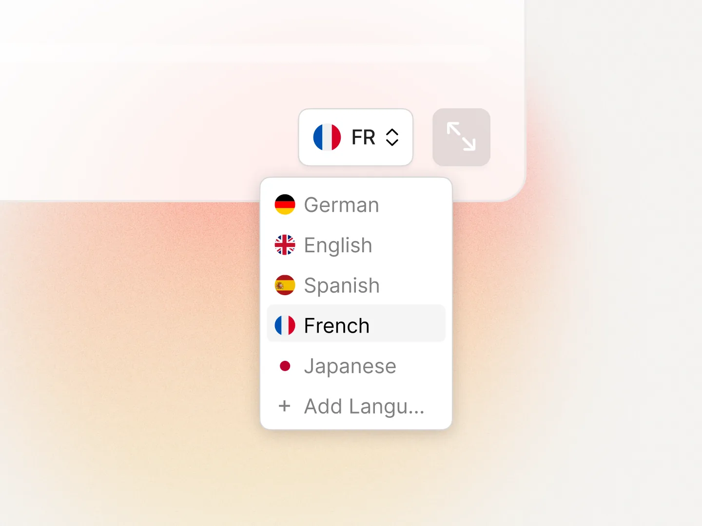 Colossyan language selection with multilingual avatar translation