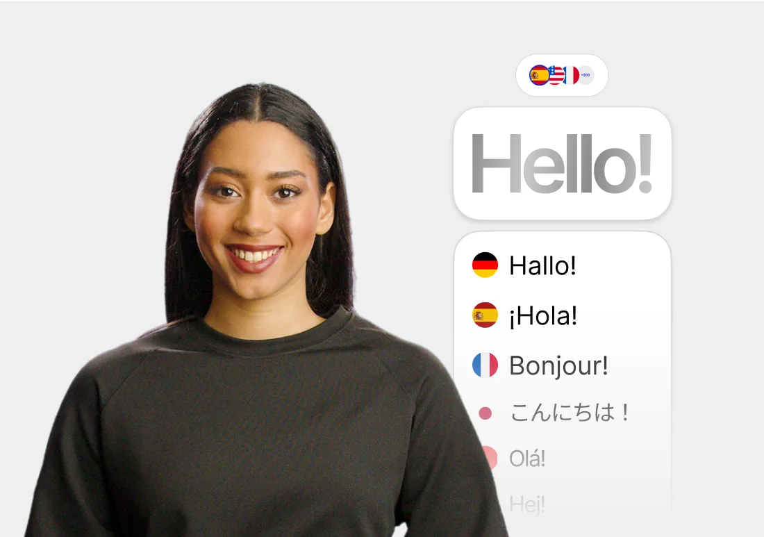 Course translation into multiple languages