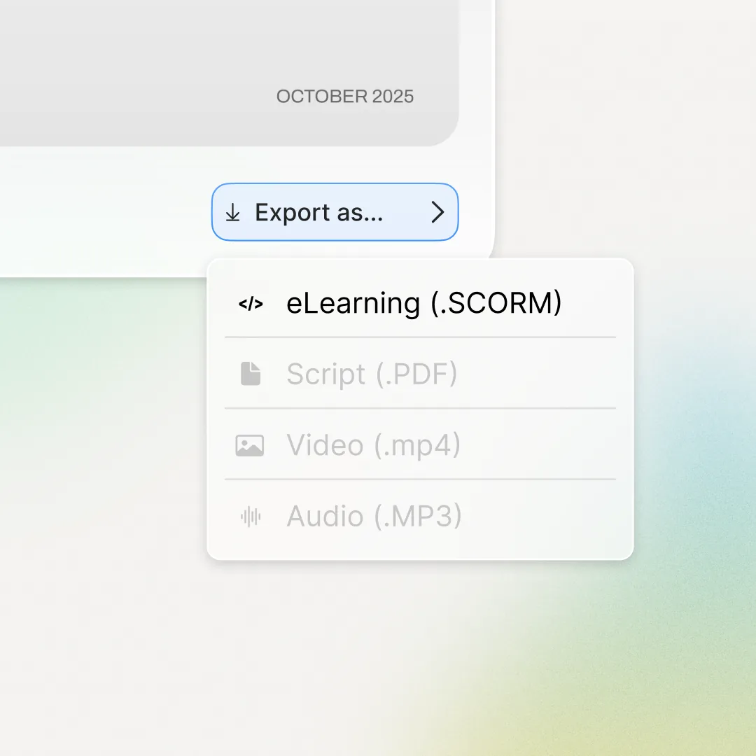 Live LMS updates without re-exporting