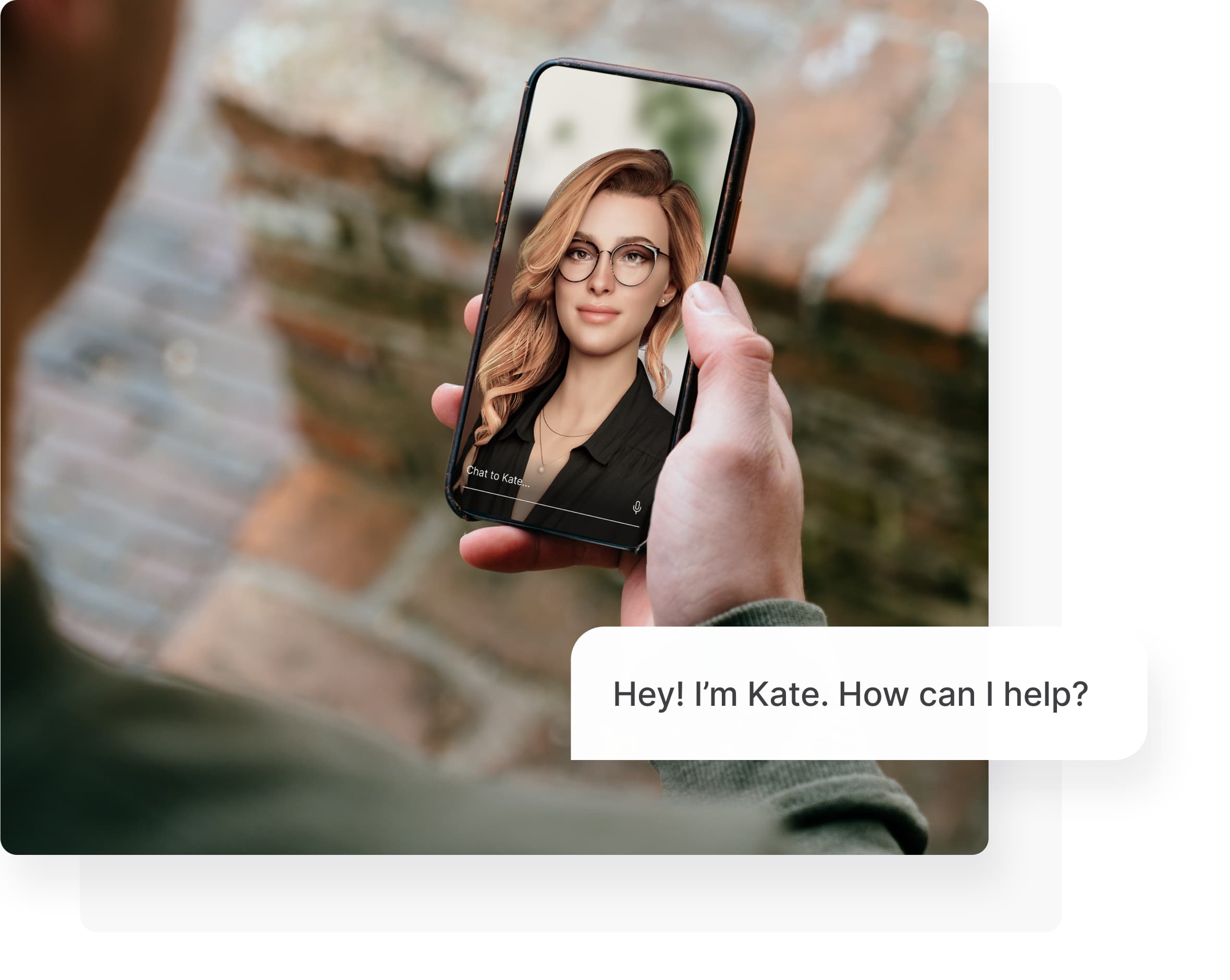 Example of Uneeq's Digital Humans AI avatar