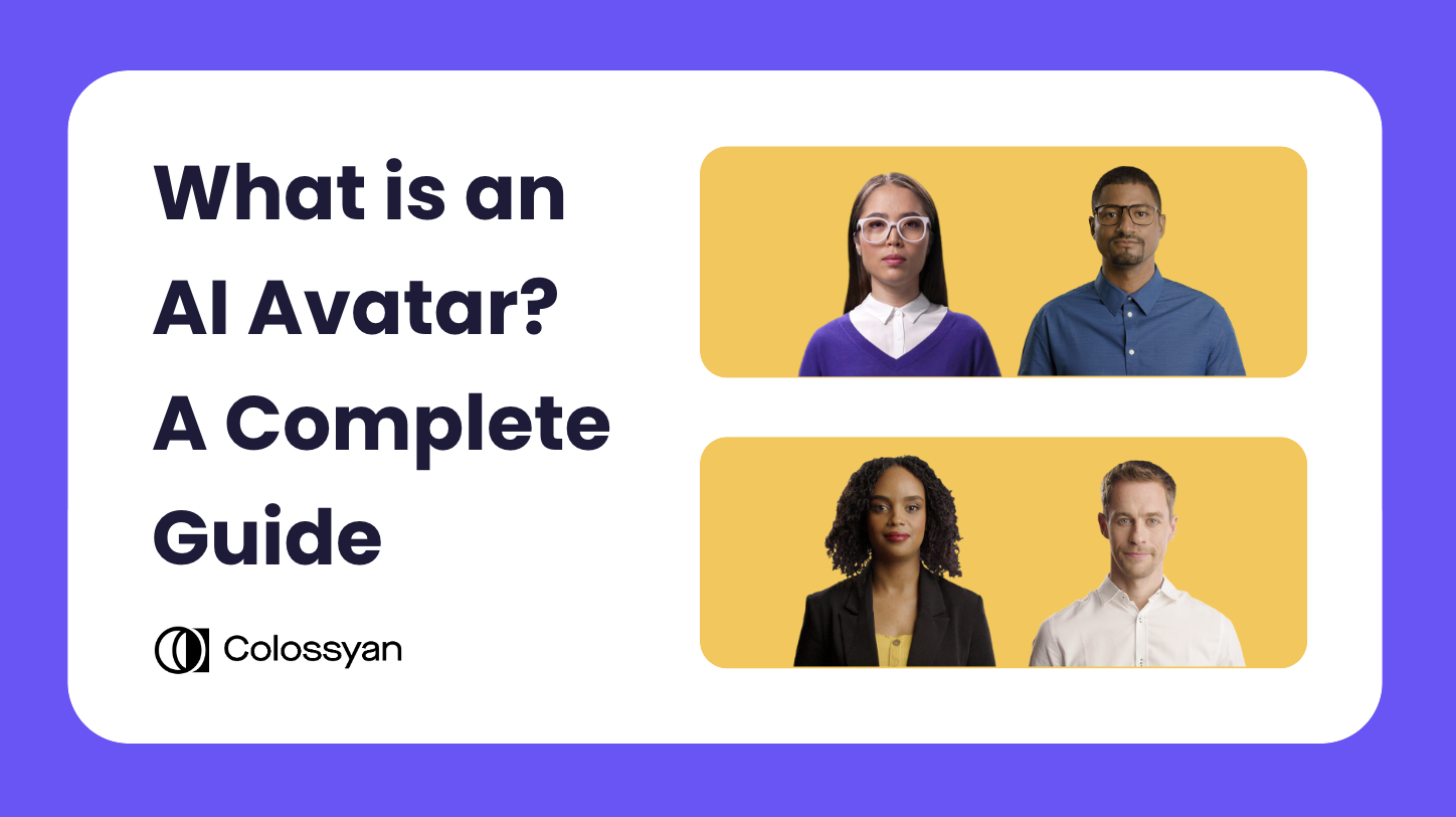 Title page that reads "What is an AI Avatar? A Complete Guide"