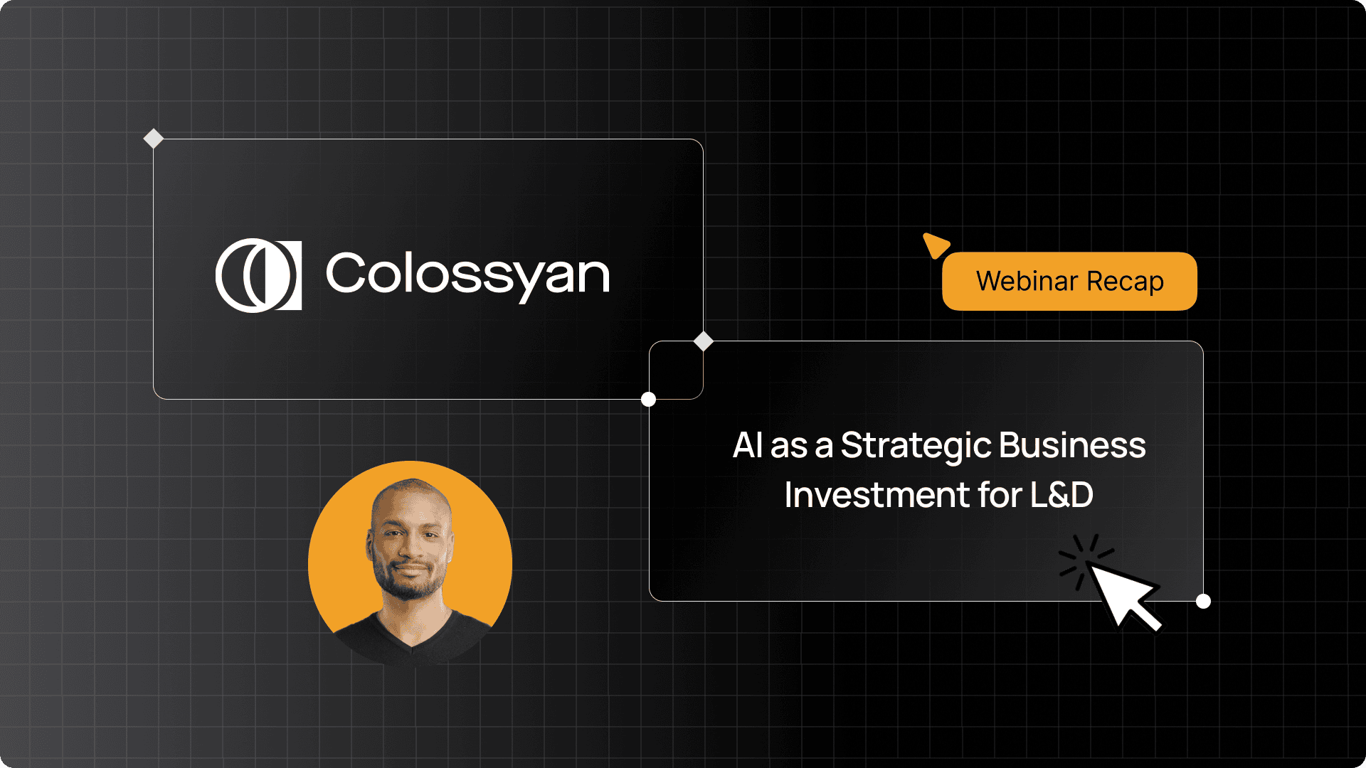 AI as a strategic business investment for L&D title slide