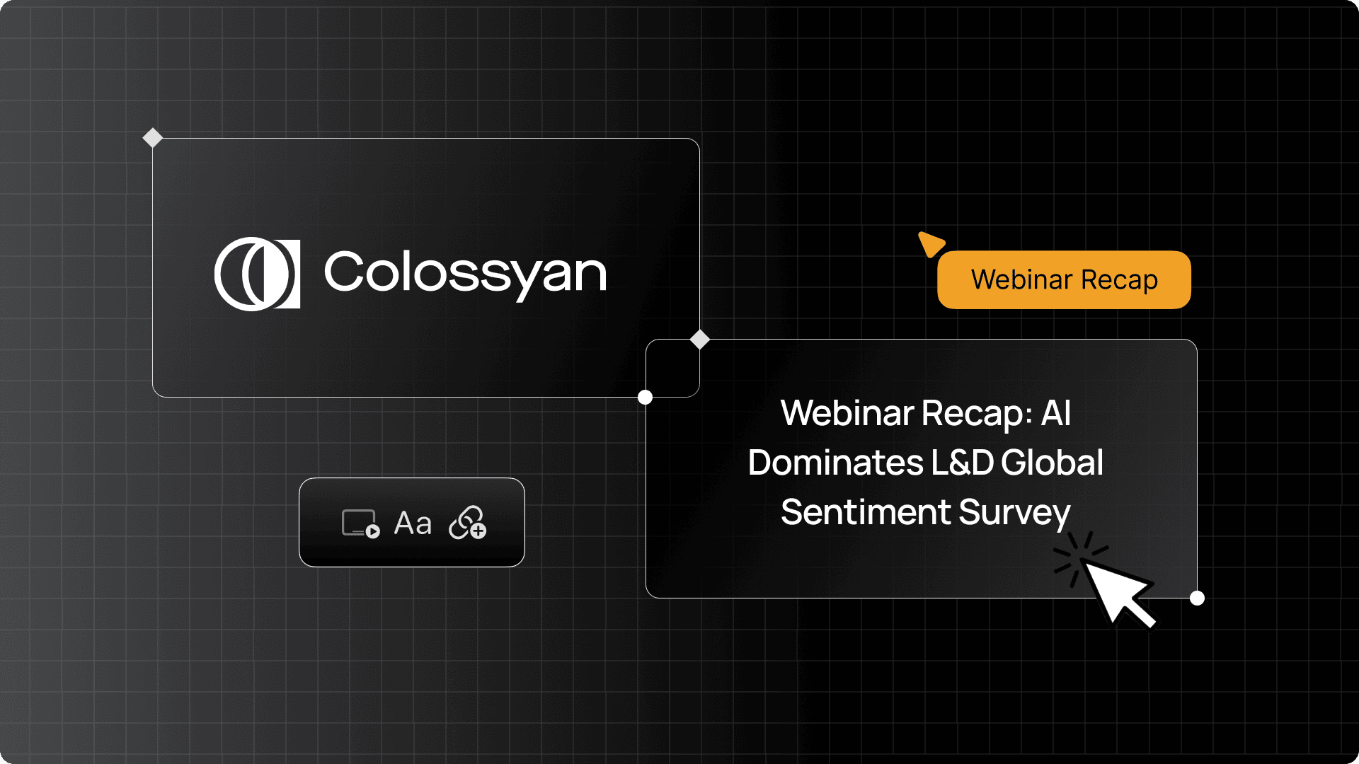 Webinar recap: AI dominates L&D global sentiment survey title slide