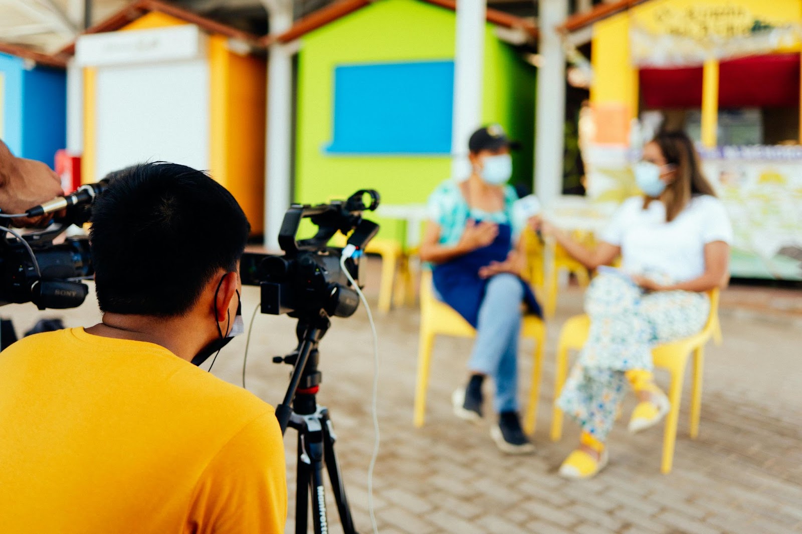 Educational video shoot