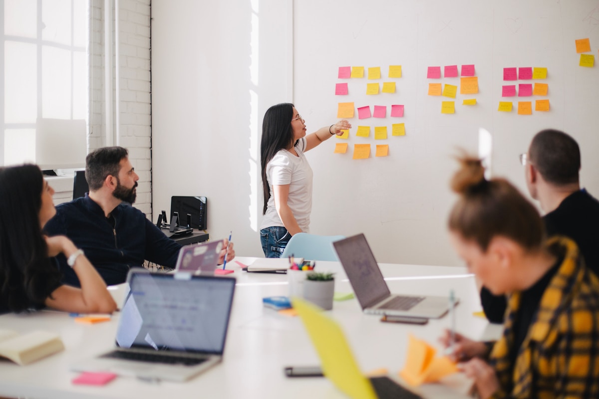 Corporate training strategy session