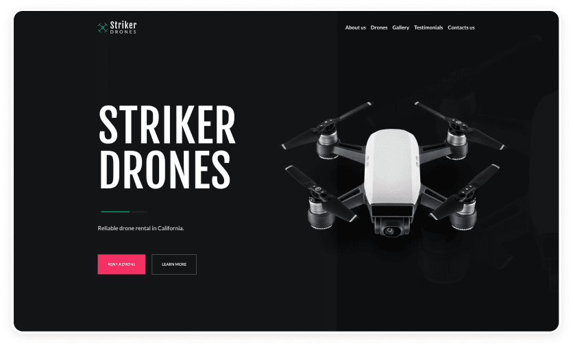 Website created using Weblium