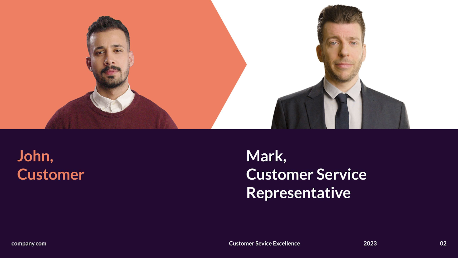 Colossyan's customer service template