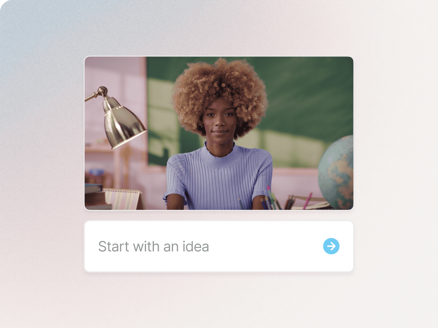 Generate a sales enablement video from a text prompt