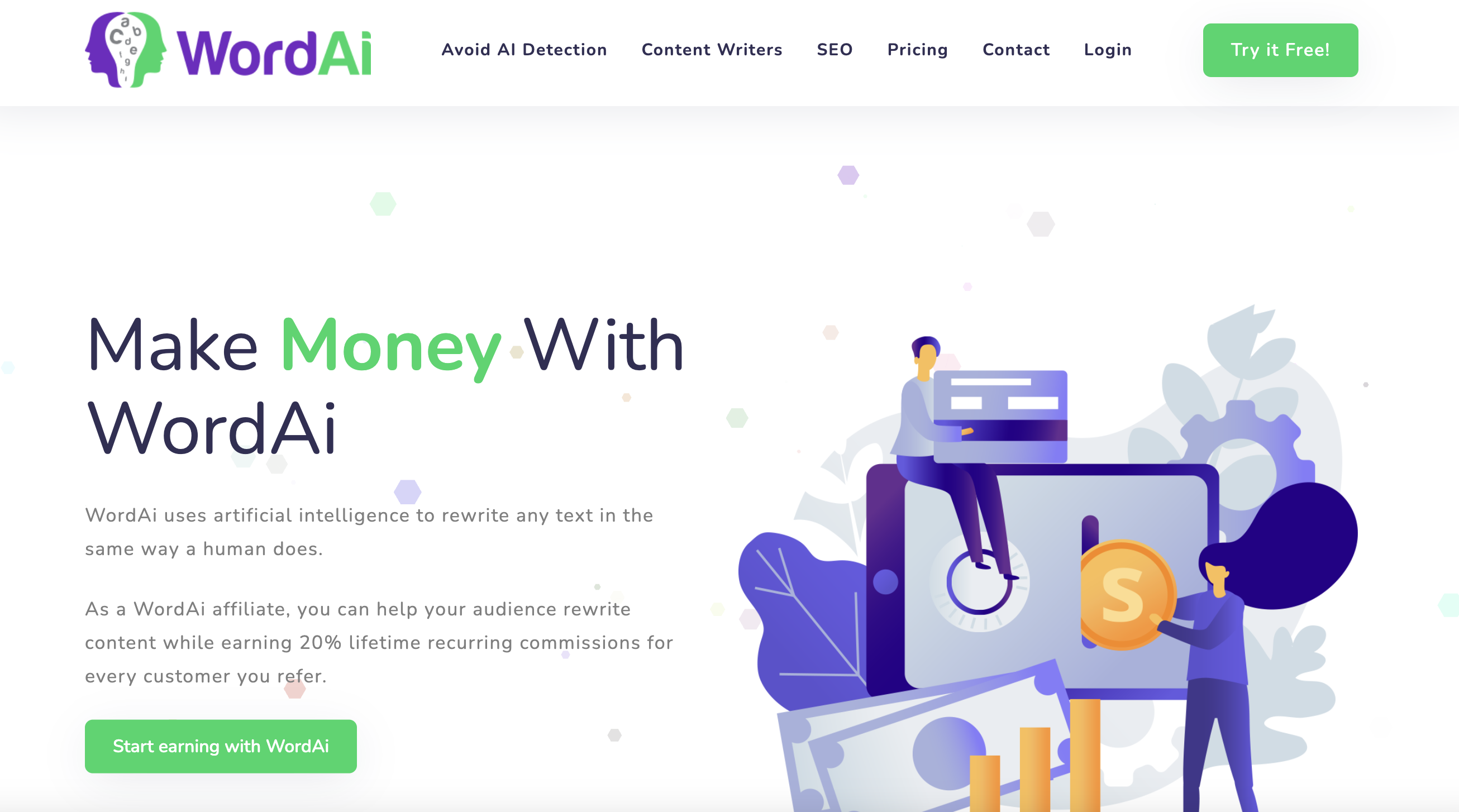 Word AI's affiliate program