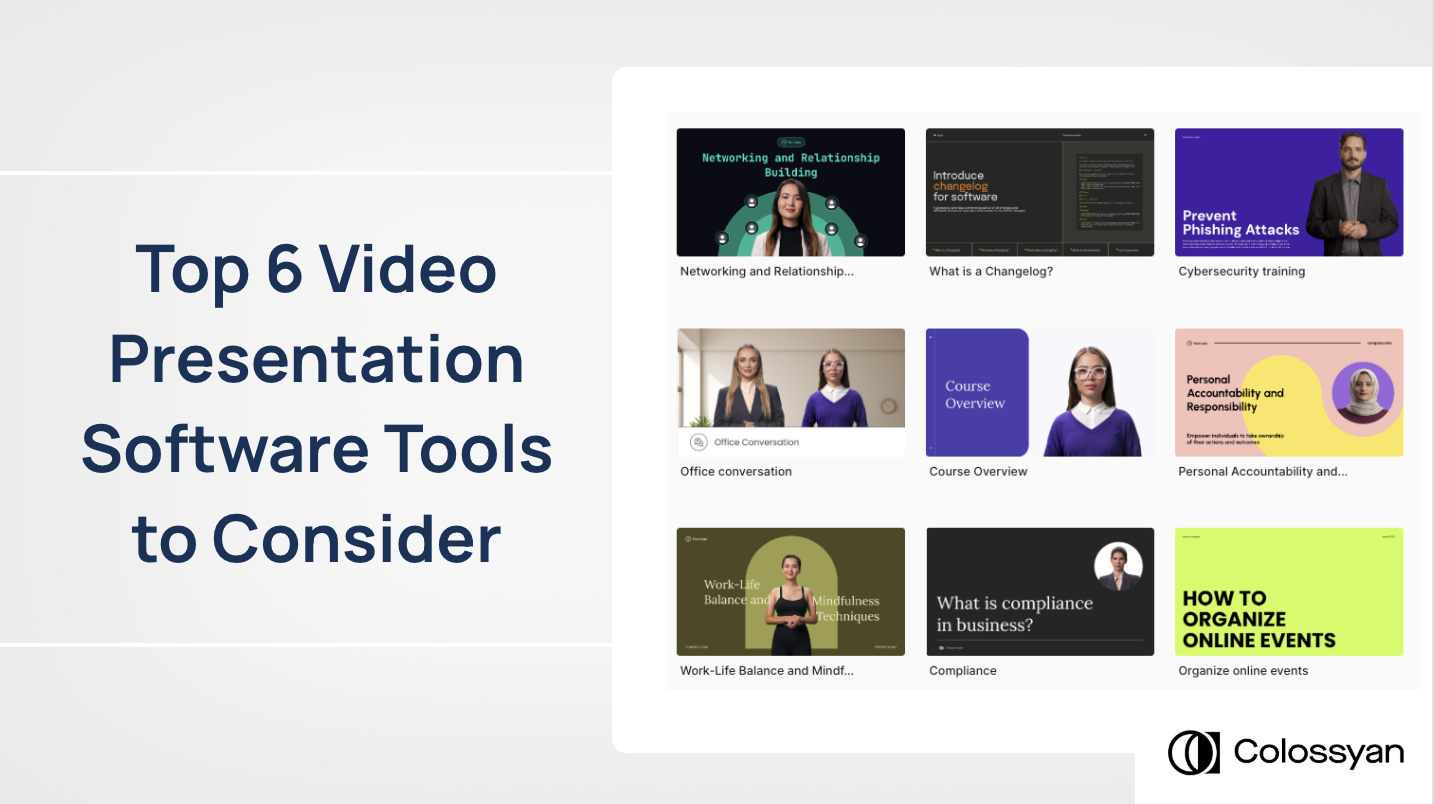 top 6 video presentation software tools to consider